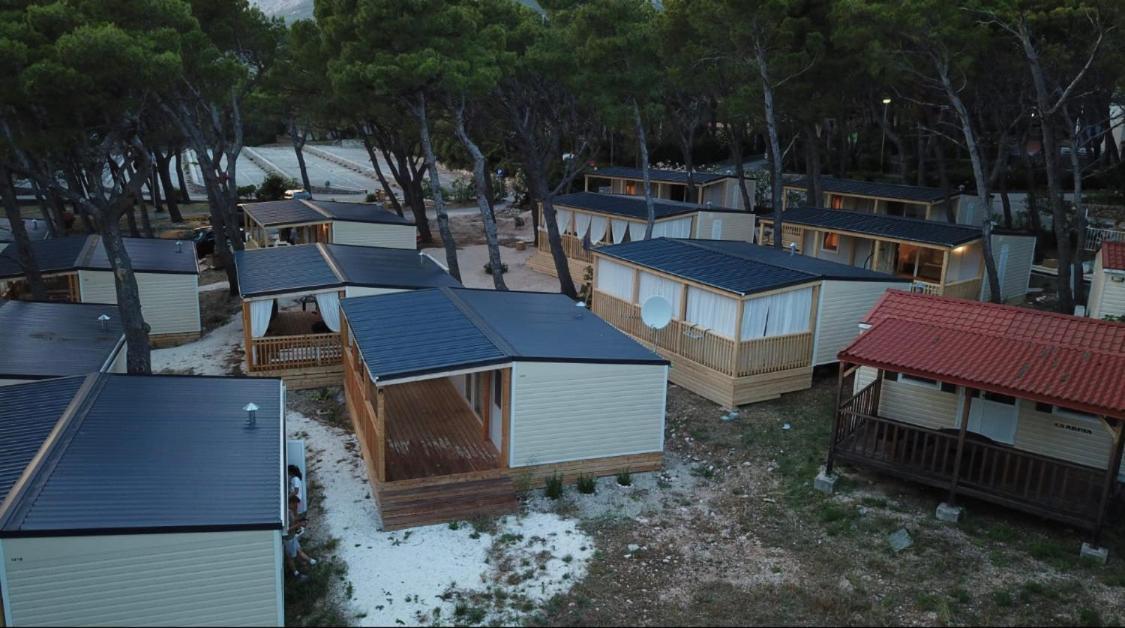 Oaza Mira Mobile Houses - Camp Basko Polje #Bestoffer Baška Voda Exteriör bild