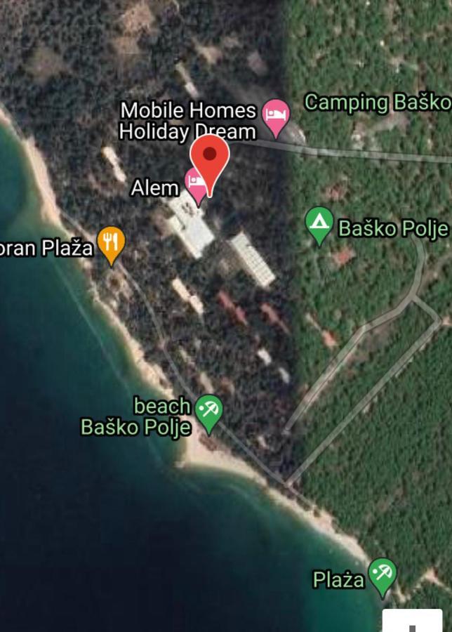 Oaza Mira Mobile Houses - Camp Basko Polje #Bestoffer Baška Voda Exteriör bild